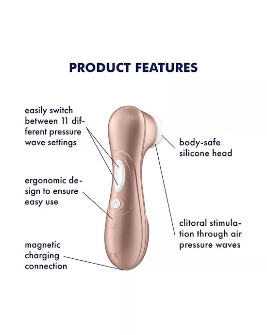 Rose gold Clitoral Stimulation device
